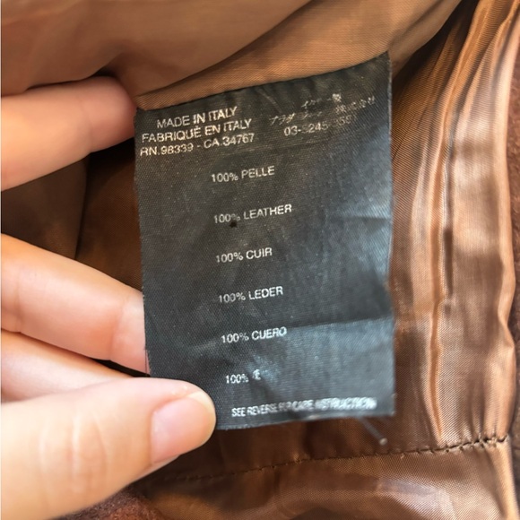 PRADA Suede brown pants - Picture 6 of 6